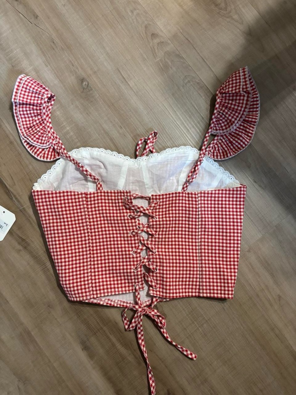 Altar'd State Gingham Corset - Picture 2 of 4